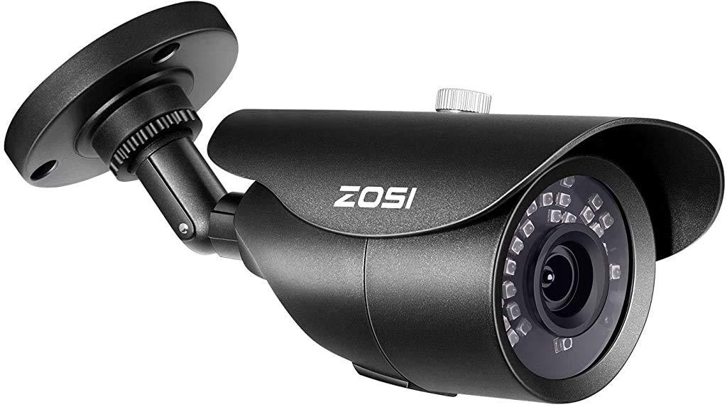 ZOSI 1080P HD 1920TVL Hybrid 4-in-1 TVI/CVI/AHD/960H CVBS CCTV Surveillance Weatherproof Bullet Security Camera 42PCS Infrared LEDs, 120ft IR Distance, For HD-TVI, AHD, CVI, and CVBS/960H analog DVR Wired Cam